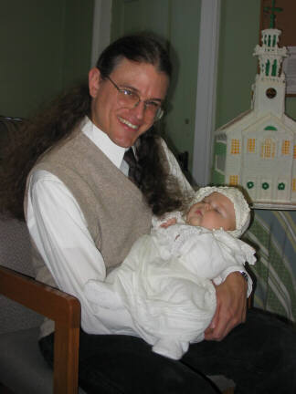 Isabelle at her baptism